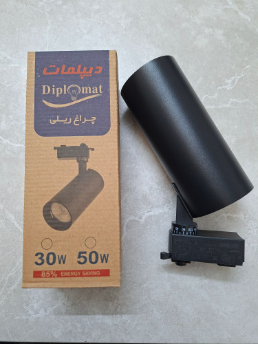 چراغ ریلی 50 وات COB بدنه مشکی - نور مهتابی آفتابی و نچرال